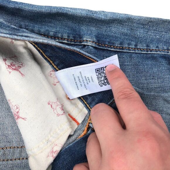 True Religion Jeans Size 31 SKINNY Blue - Picture 5 of 10